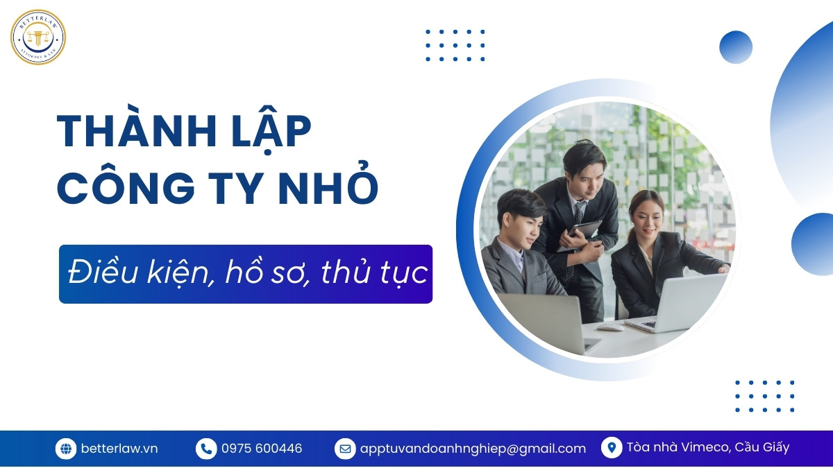 Cách thành lập công ty nhỏ