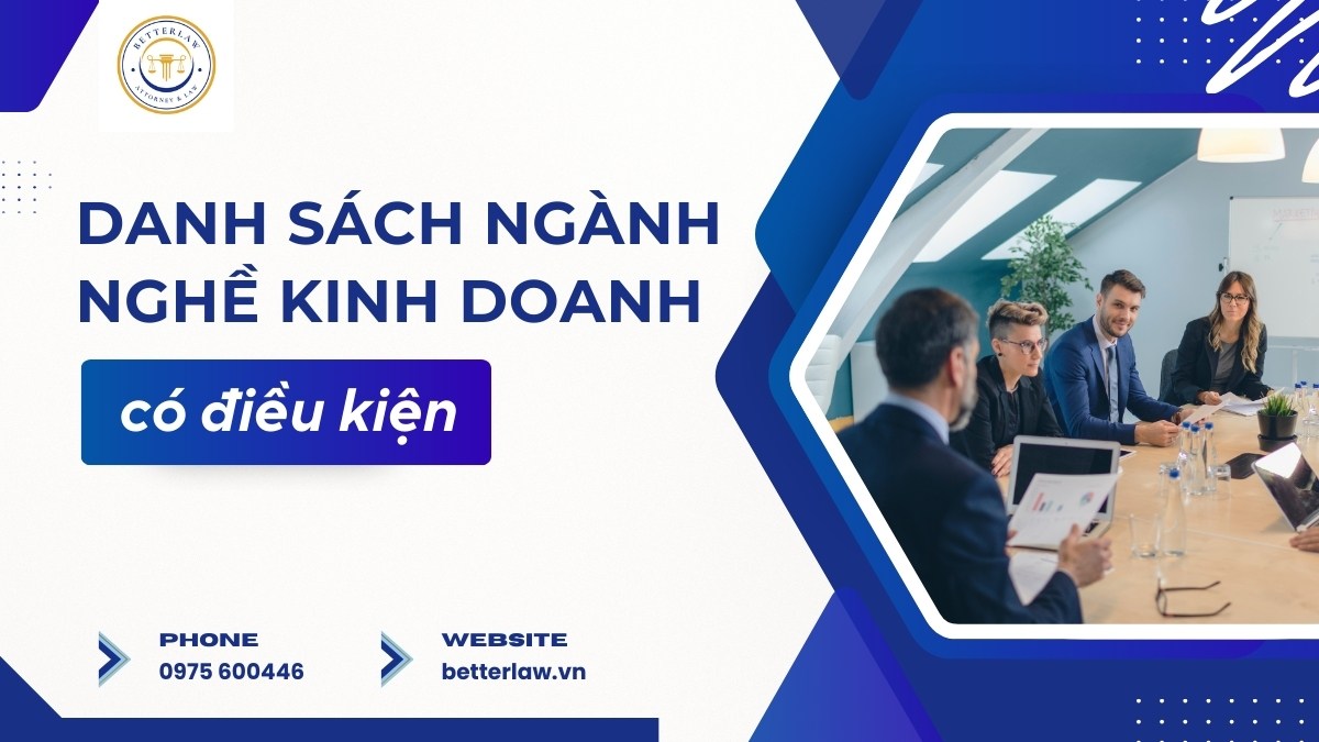 Danh sách ngành nghề kinh doanh có điều kiện