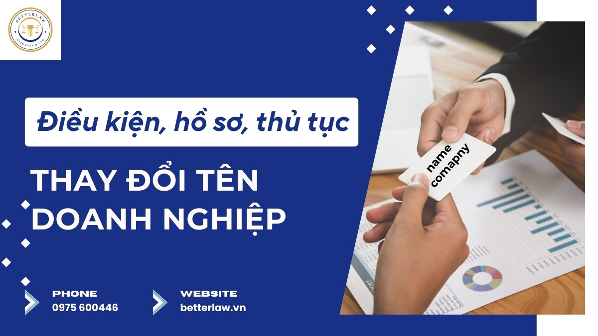 Thủ tục thay đổi tên doanh nghiệp