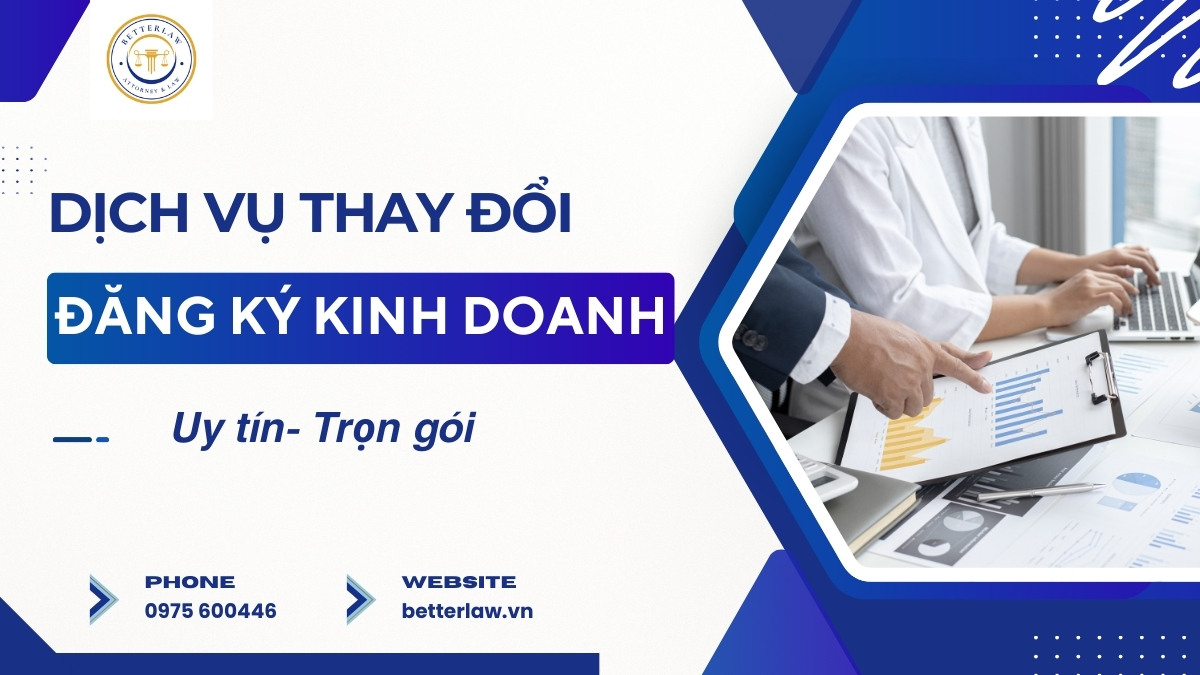 Dịch vụ thay đổi đăng ký kinh doanh trọn gói